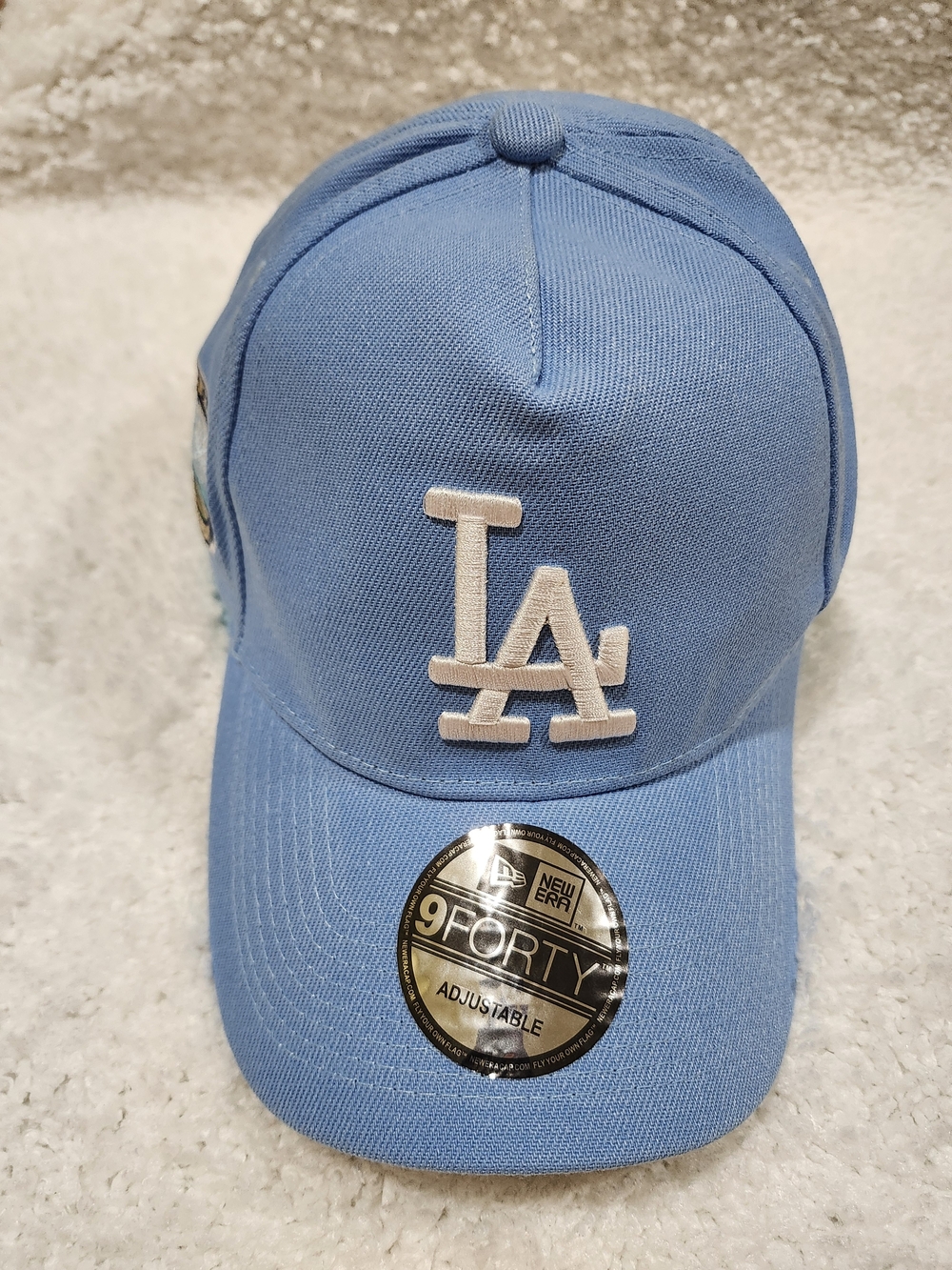 Light Blue LA 9FORTY Adjustable Baseball Cap Inspired Design